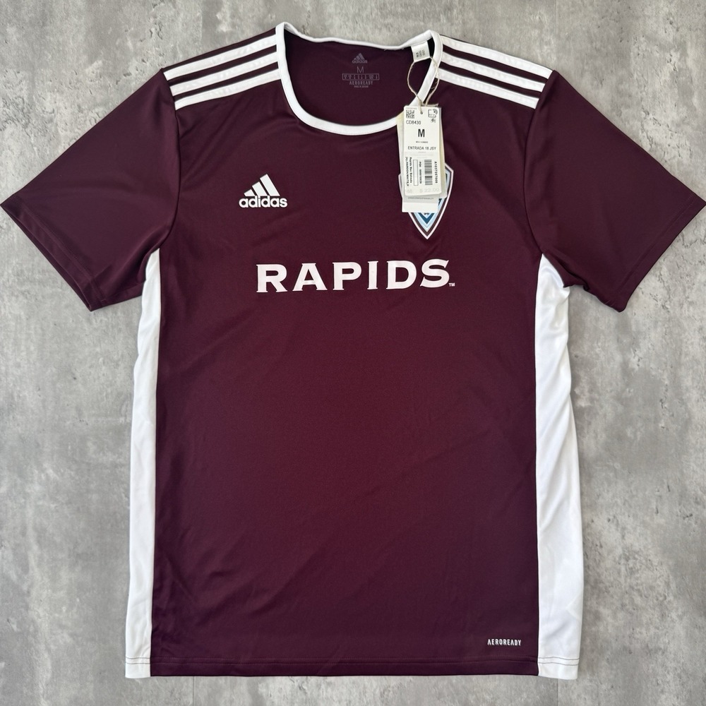 Adidas Colorado Rapids Soccer Jersey Men's M Red MLS Football CD8438 NWT